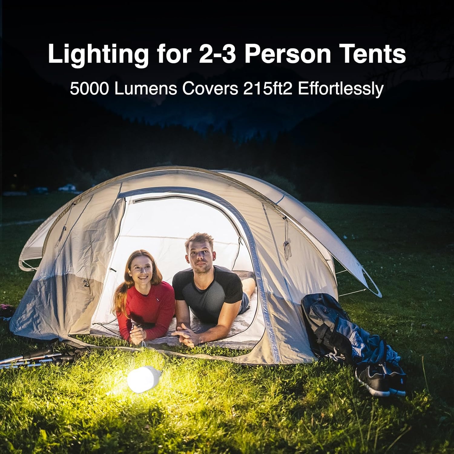 LETOUR 5000 Lumen Rechargeable Camping Light