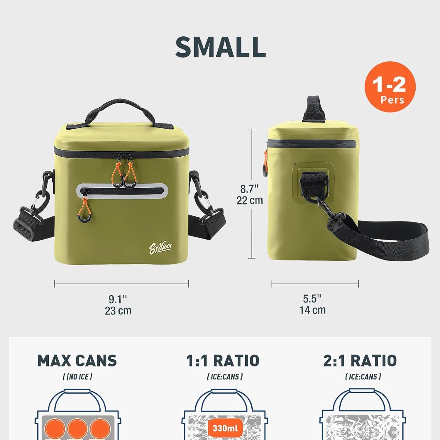 Sydioor Soft Sided Insulated Cooler Bag 14L: image 5