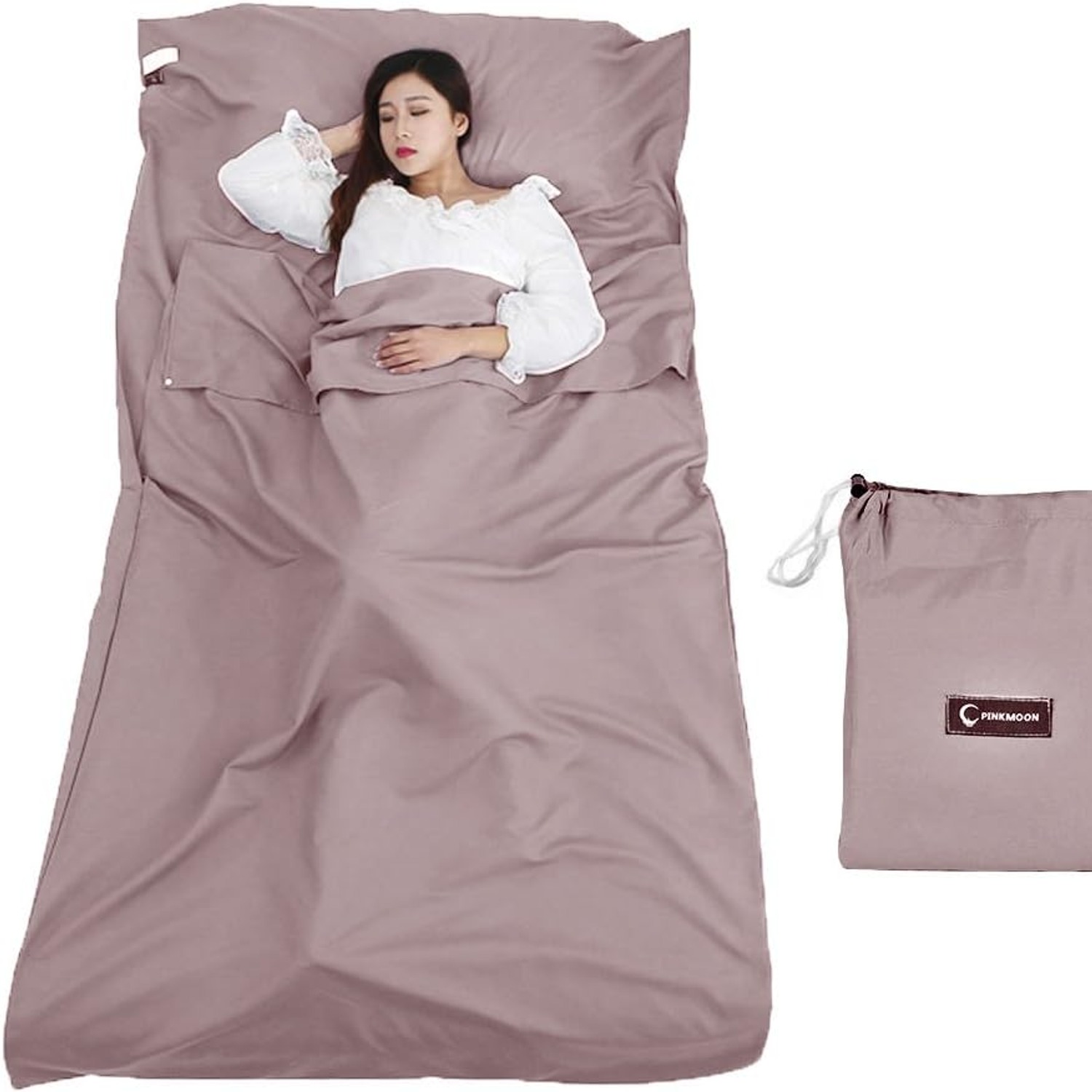 Lightweight Travel Sleeping Bag with Carry Bag: image 7