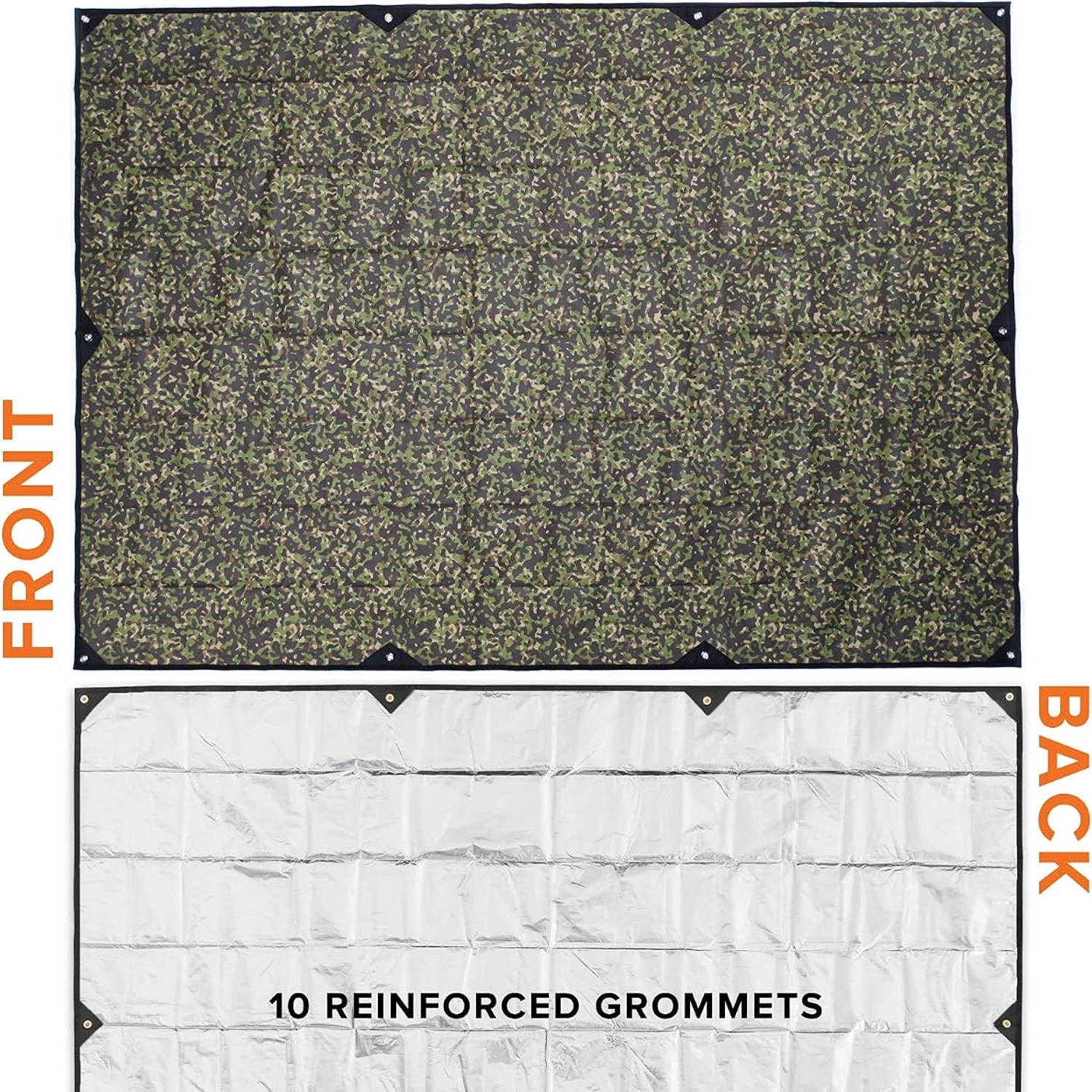XL Insulated Reflective Survival Tarp: image 3