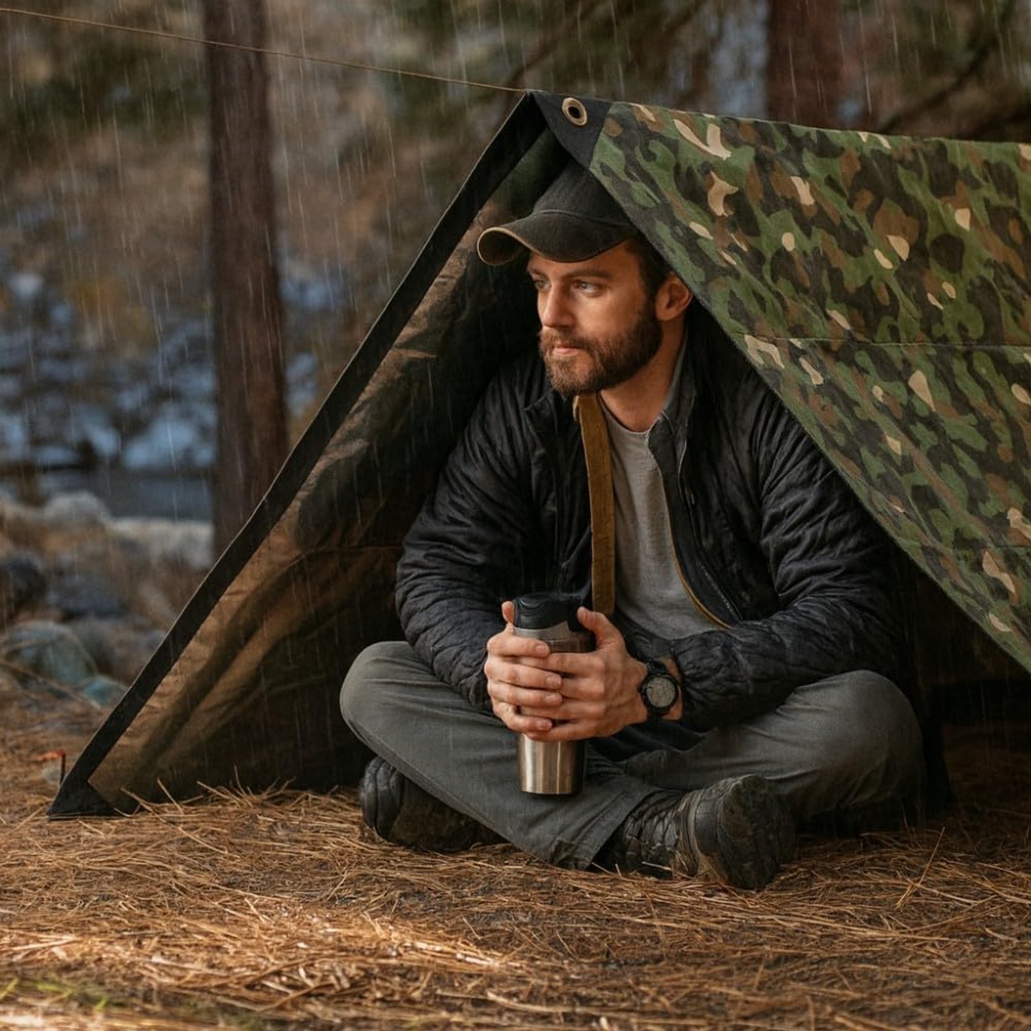 XL Insulated Reflective Survival Tarp: image 7