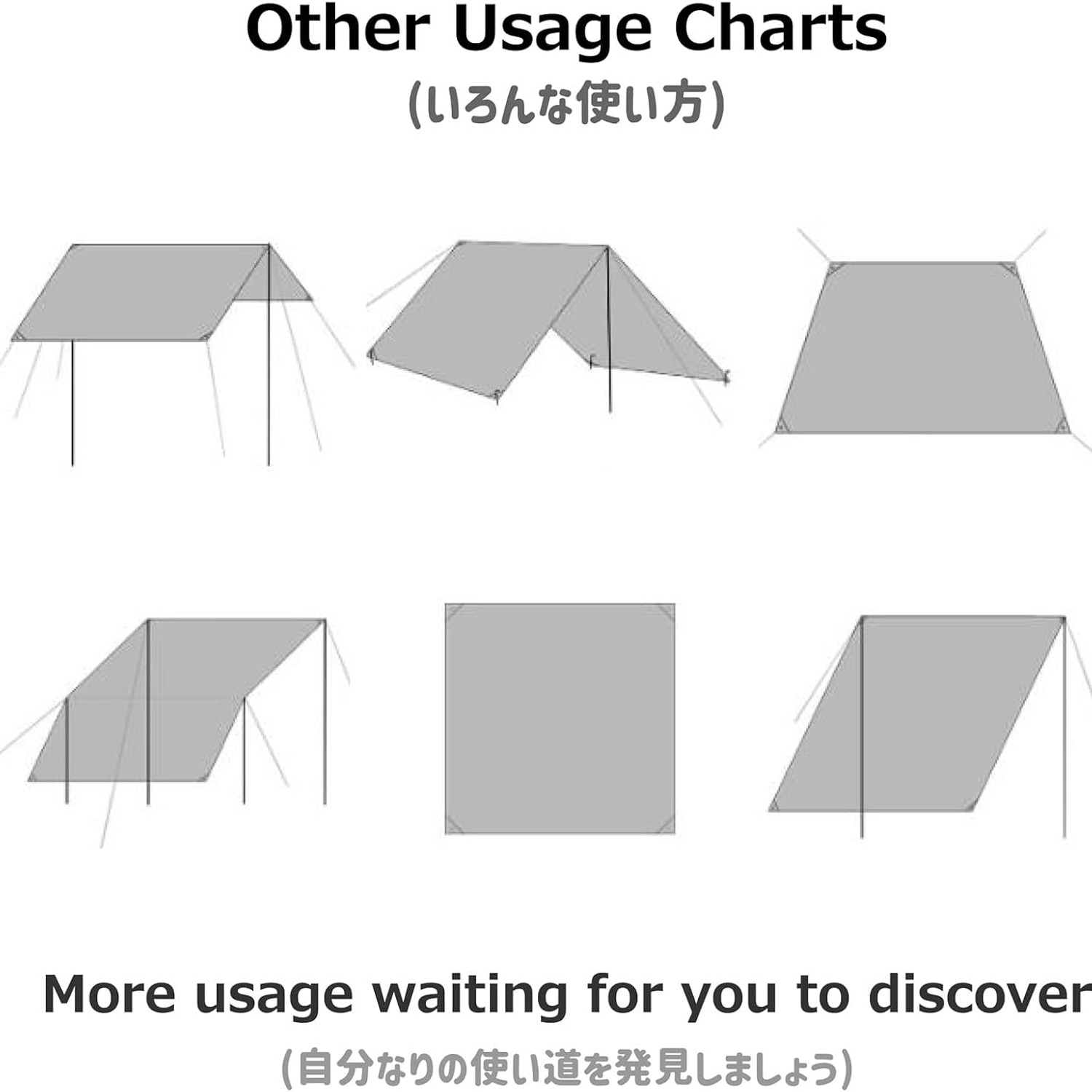 Waterproof Tent Footprint Ground Sheet Tarp: image 6