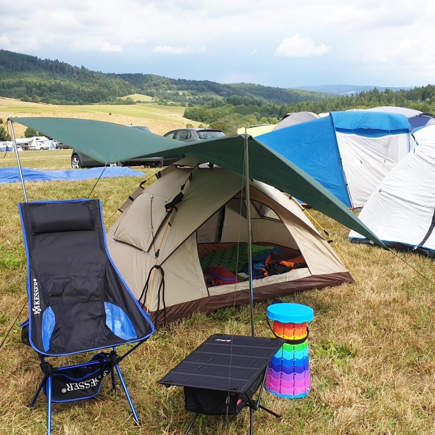 Waterproof Tent Footprint Ground Sheet Tarp: image 10