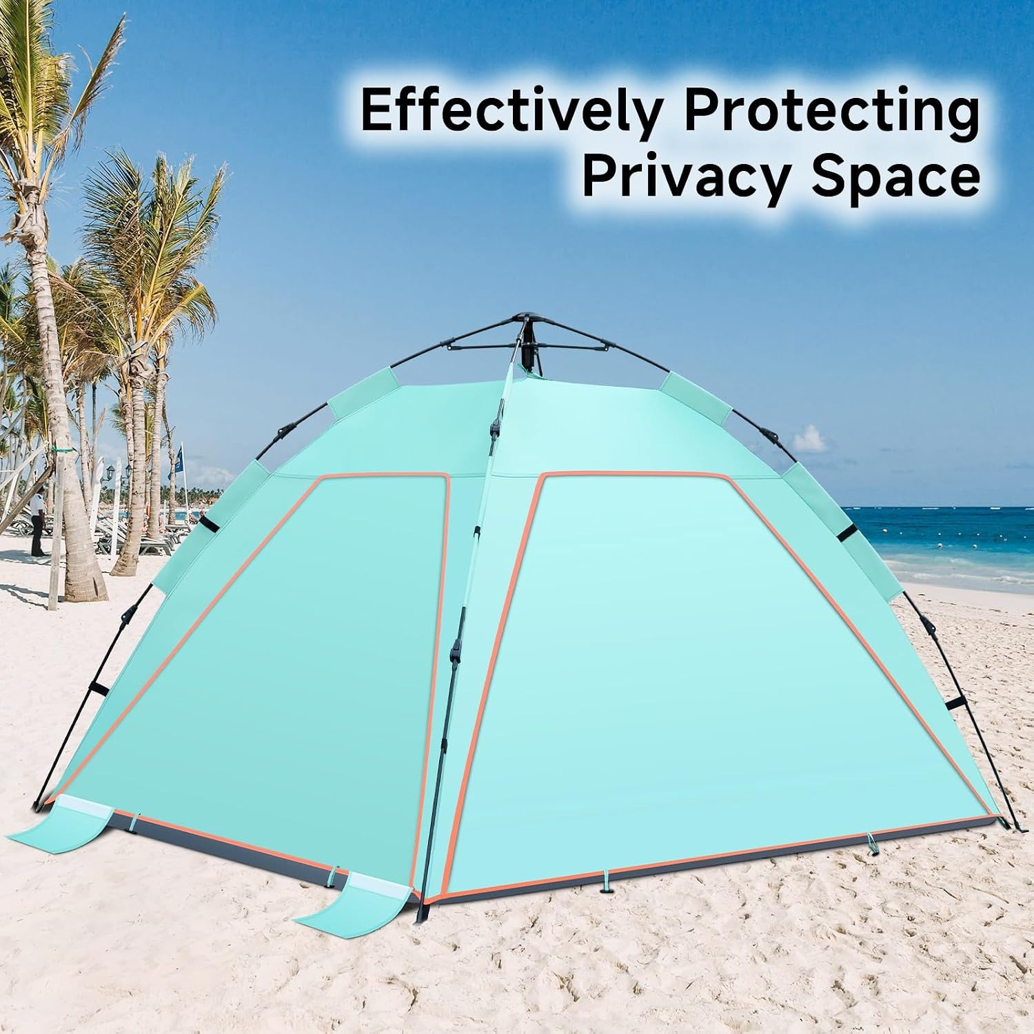 Automatic Pop Up Beach Tent Sun Shelter: image 5